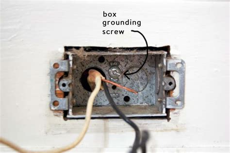 grounding outlet romex metal box|grounding electrical boxes.